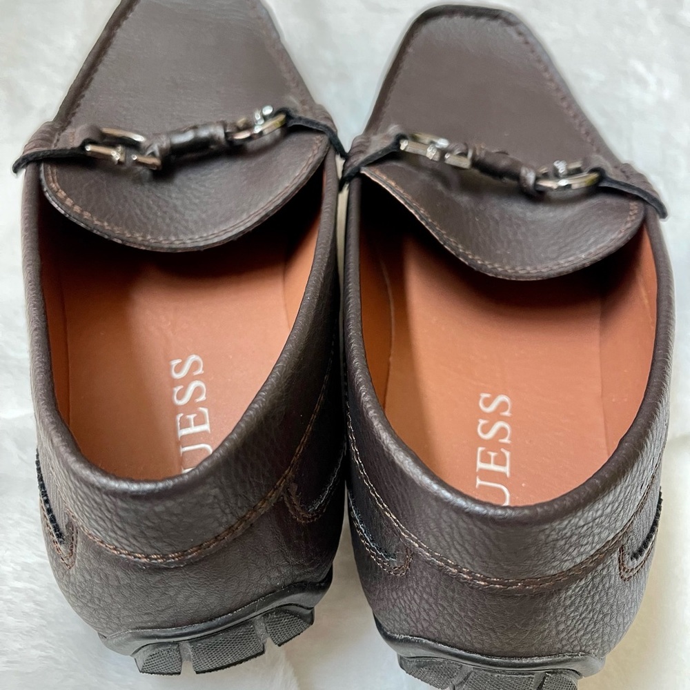 👠SALE “GUESS” 💯% Authentic Leather Men’s Loafer Shoes